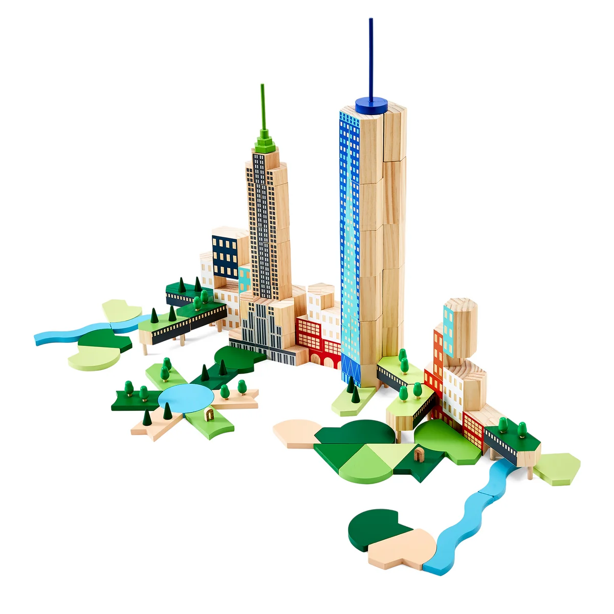 Areaware - Blockitecture New York City Bausteine, Big Apple