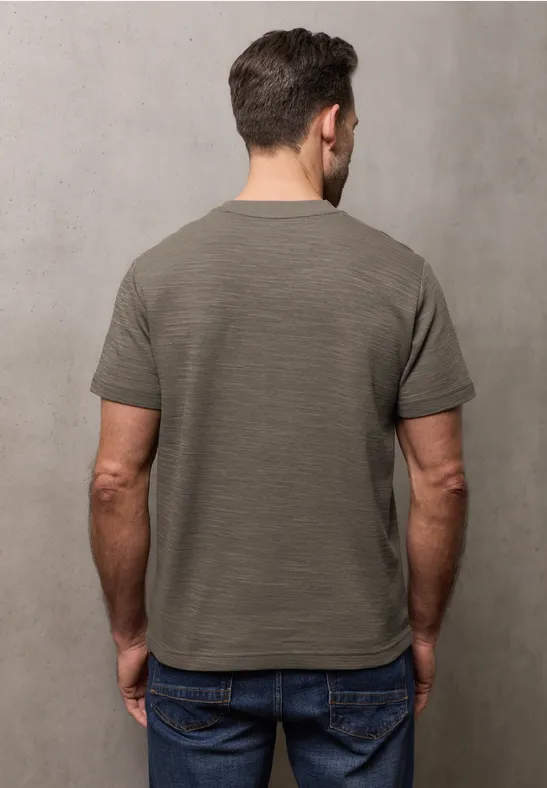 Cosy Slub T-Shirt mit Struktur