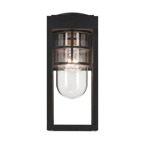 Kinkiet zewnętrznystrukturalna czerń HONE 1xE27x60W IP44 Kichler