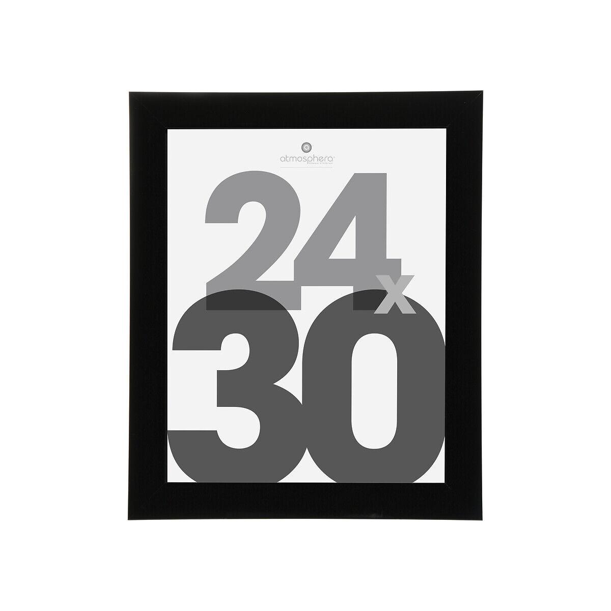 Moldura para fotos preta 24x30cm