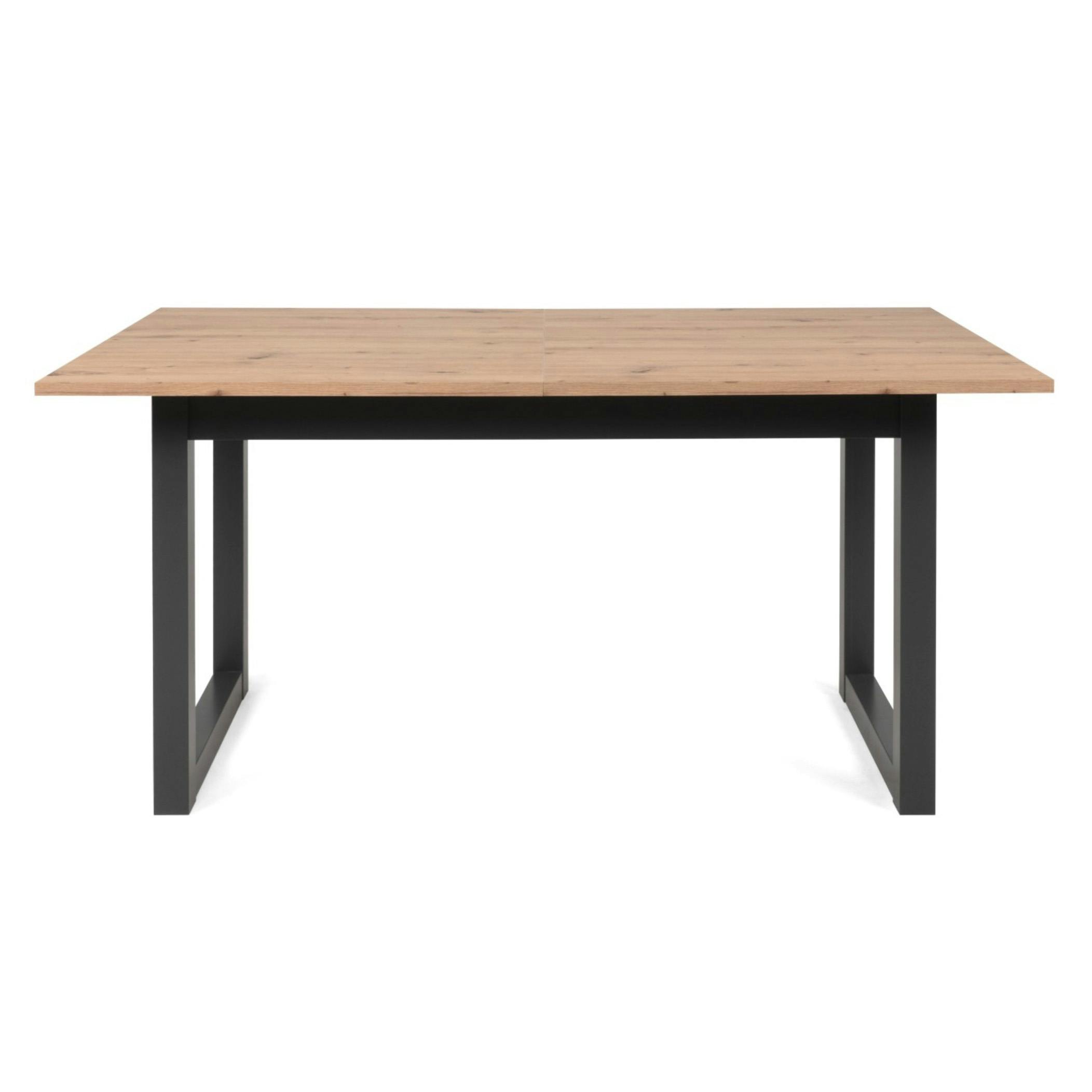 Table à manger extensible effet chêne 200-240 cm ALVA