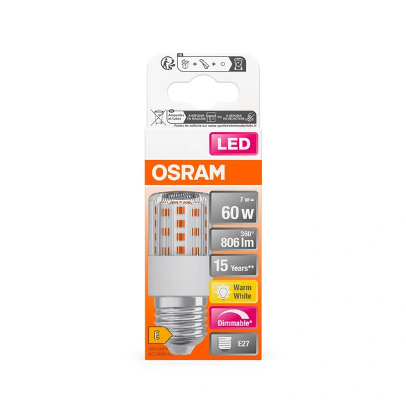 LED-Leuchtmittel »LED SPECIAL T SLIM DIM«, 7,3 W, E27, warmweiß
