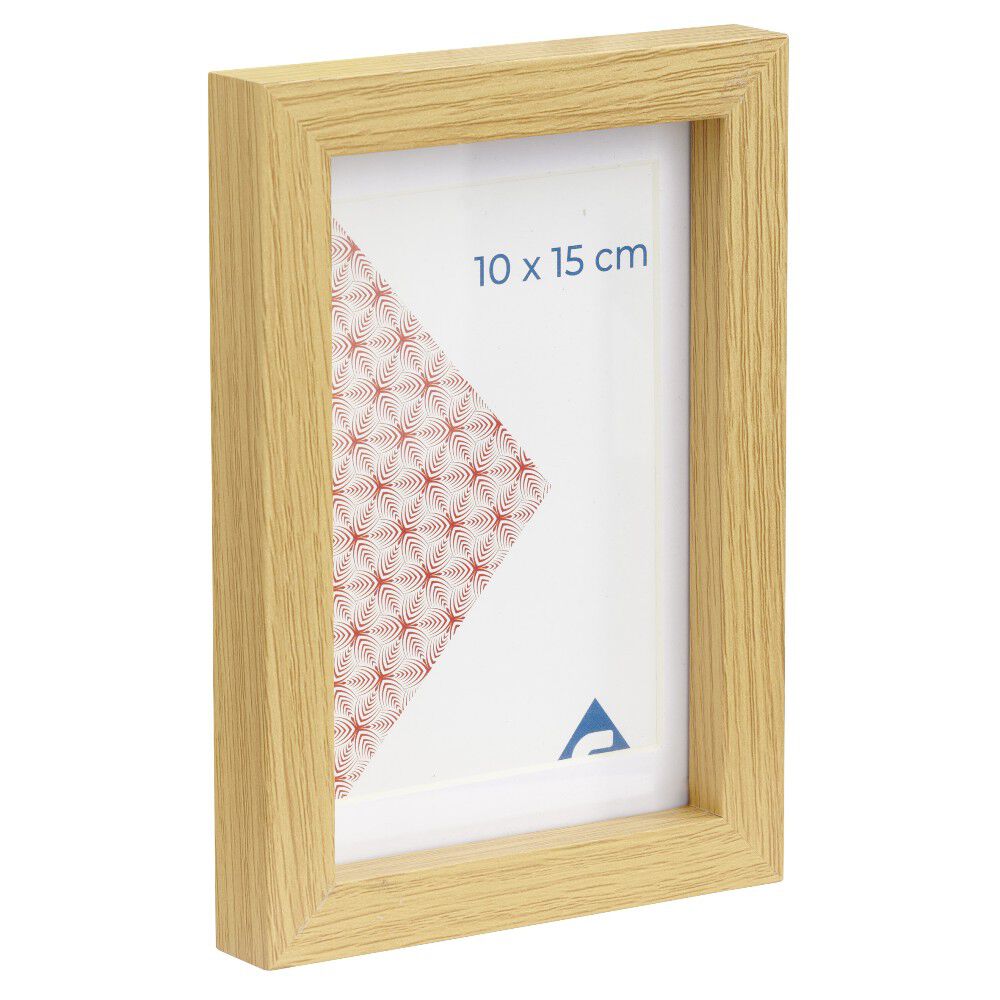 Cadre photo bois clair 12x17cm pour photo 10x15cm
