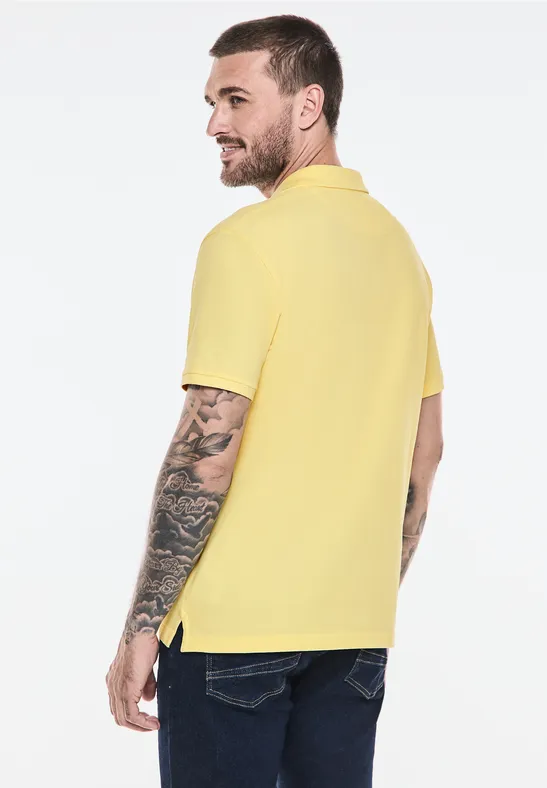 Washed-Look Poloshirt