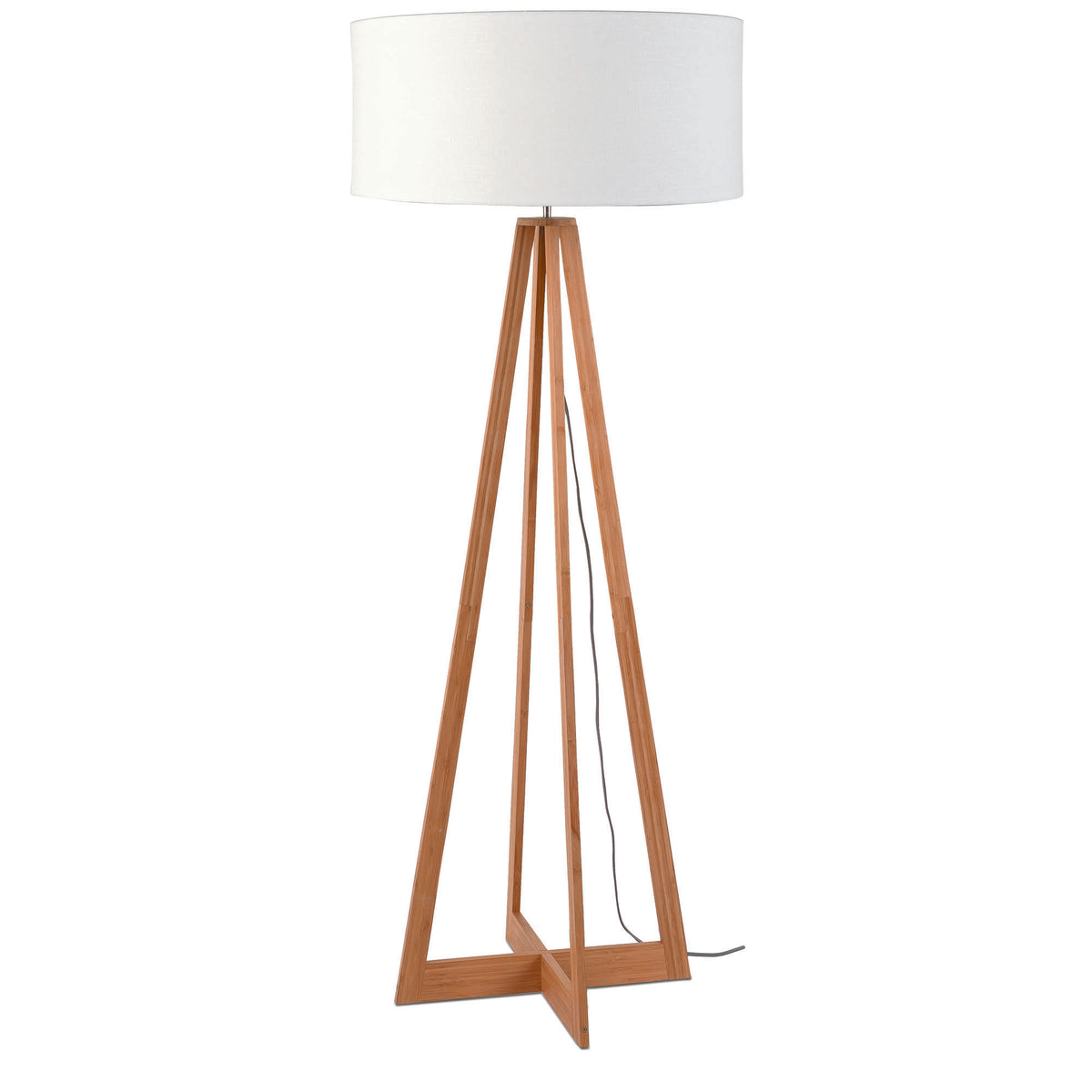 GOOD&MOJO vloerlamp Everest - wit - Ø60cm