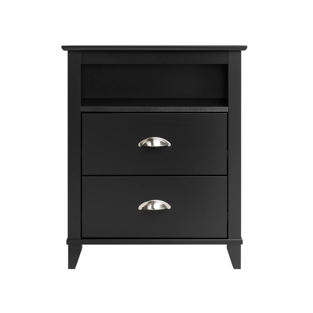 Prepac 2-Drawer Yaletown Tall Nightstand