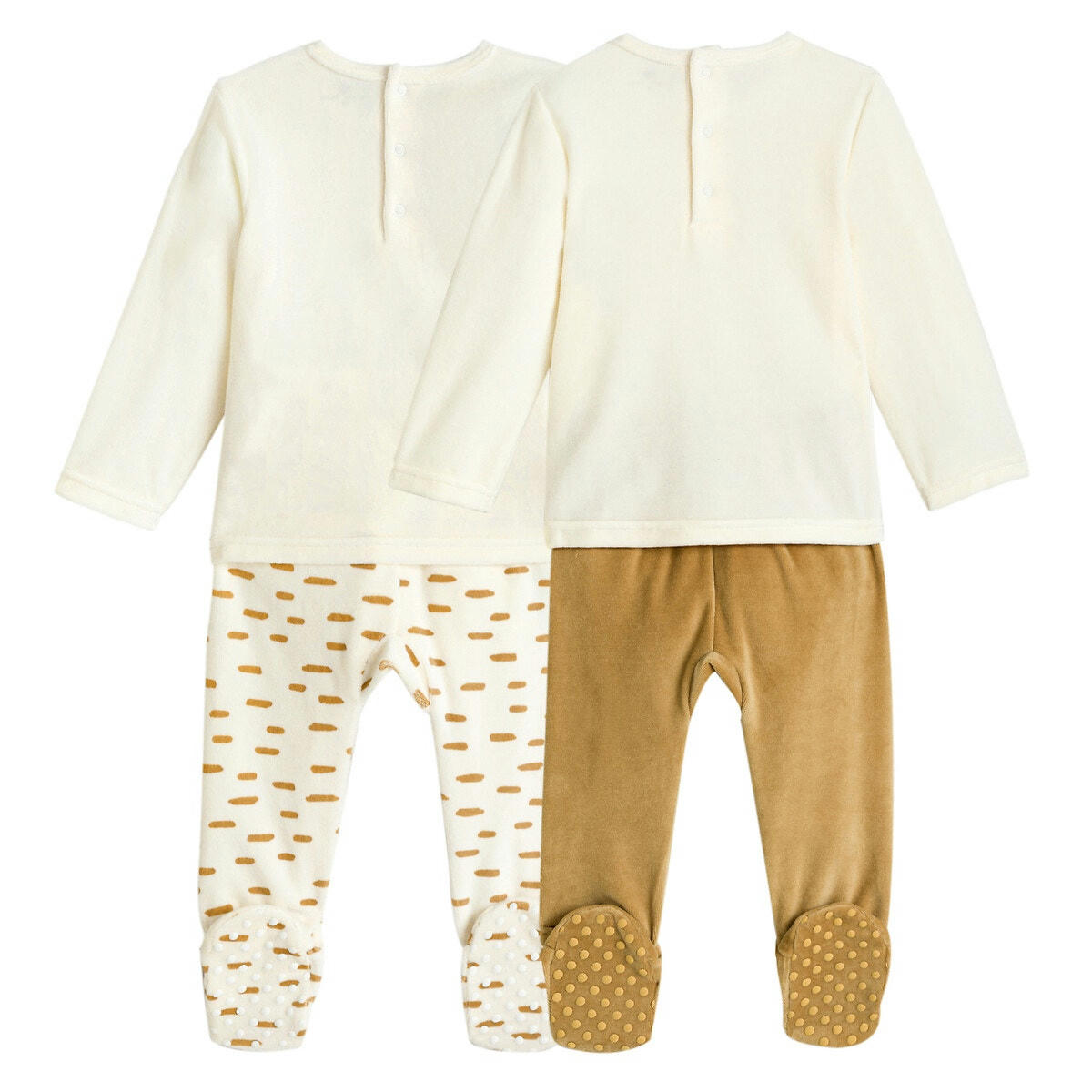 Lot de 2 pyjamas en velours