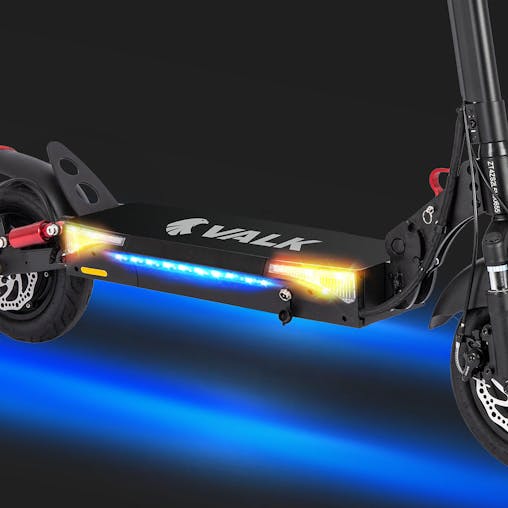 NNEMB Fusion 7 Electric Scooter with Seat option 800W 48V 13Ah Lithium 50km Range Quad Shocks 10 inch Tyres