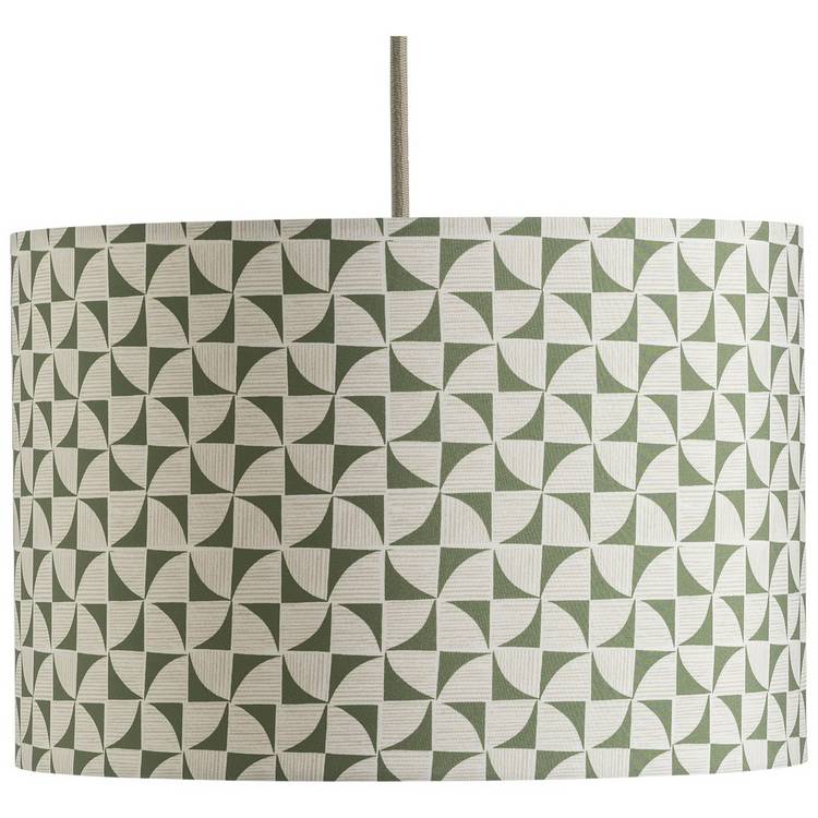 Habitat Cabin Retreat Green Easy Fit Lampshade - 30cm