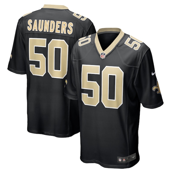 Khalen Saunders New Orleans Saints Nike  Game Jersey -  Black