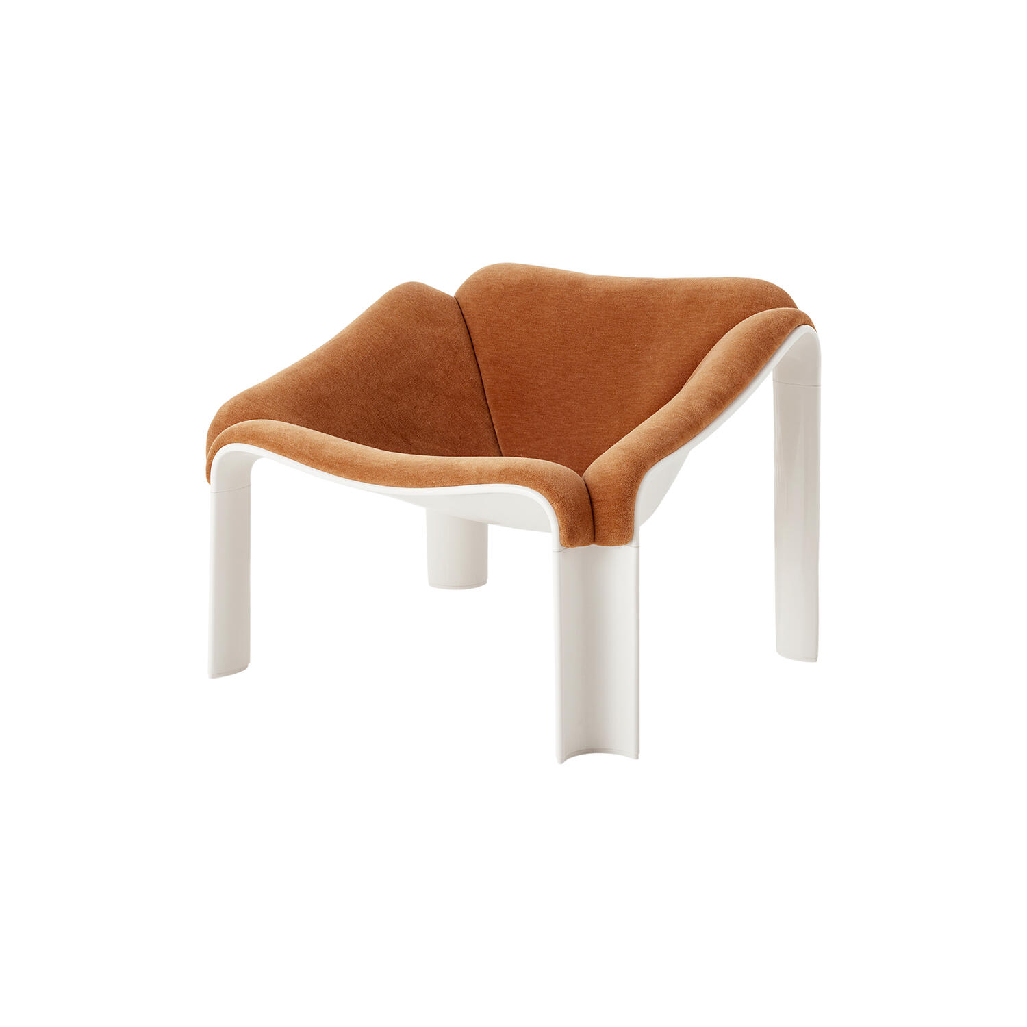 F300 Lounge Chair, alabaster white/Alpaca Alto 021