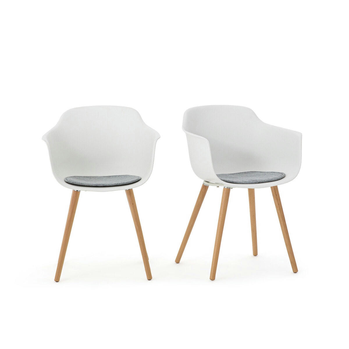 Lot de 2 fauteuils de table, Wapong