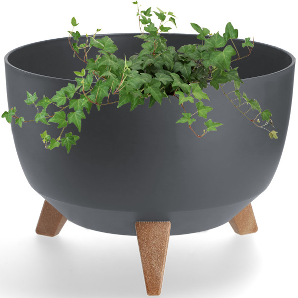 Kadax Doniczka Donica 33cm Wkład Osłonka Antracyt