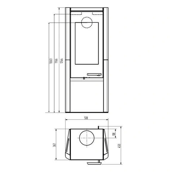 Kaminofen »Methis«, KO 113, Leistung: 8 kW
