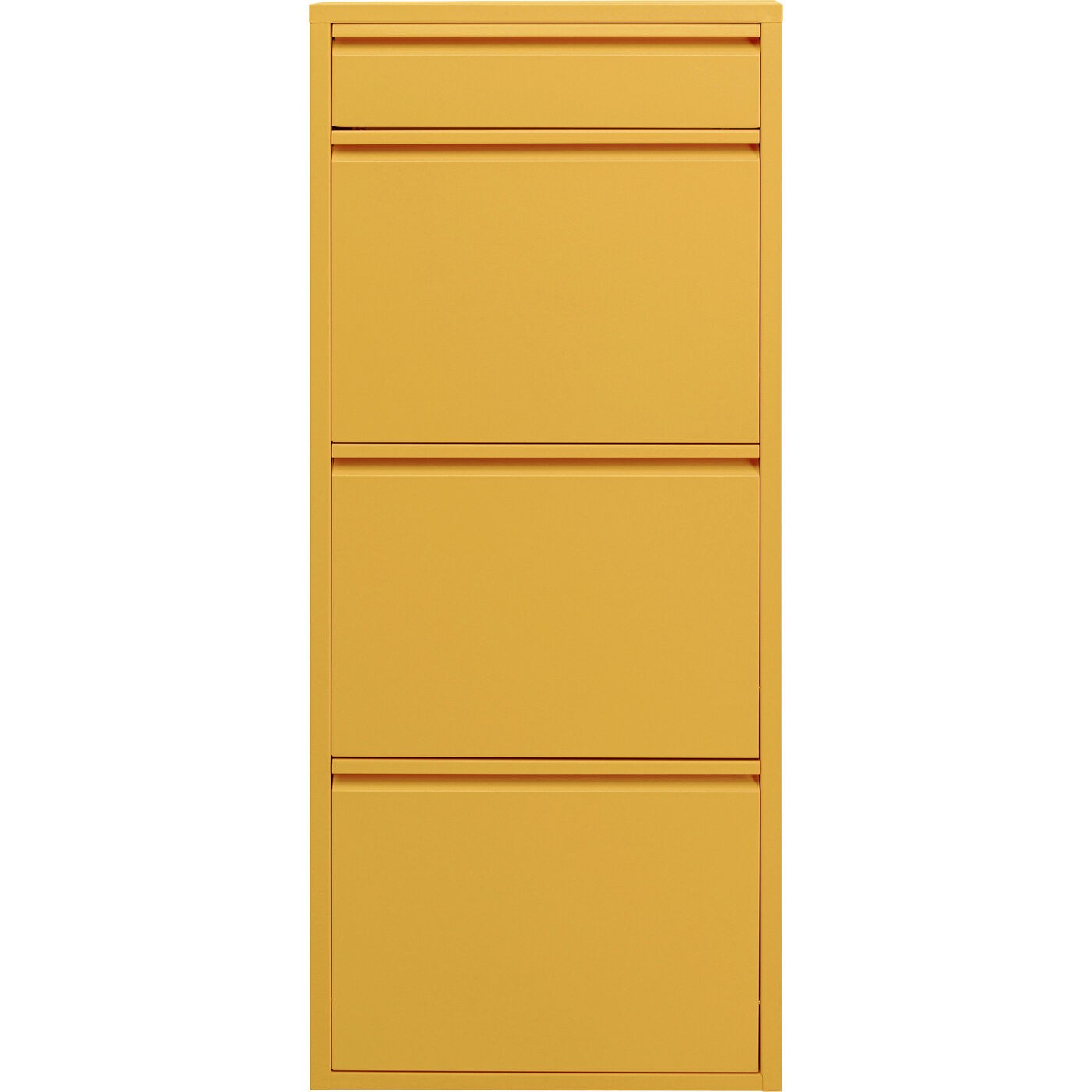 Schoenenkast Caruso geel 3+1 laden Kare Design