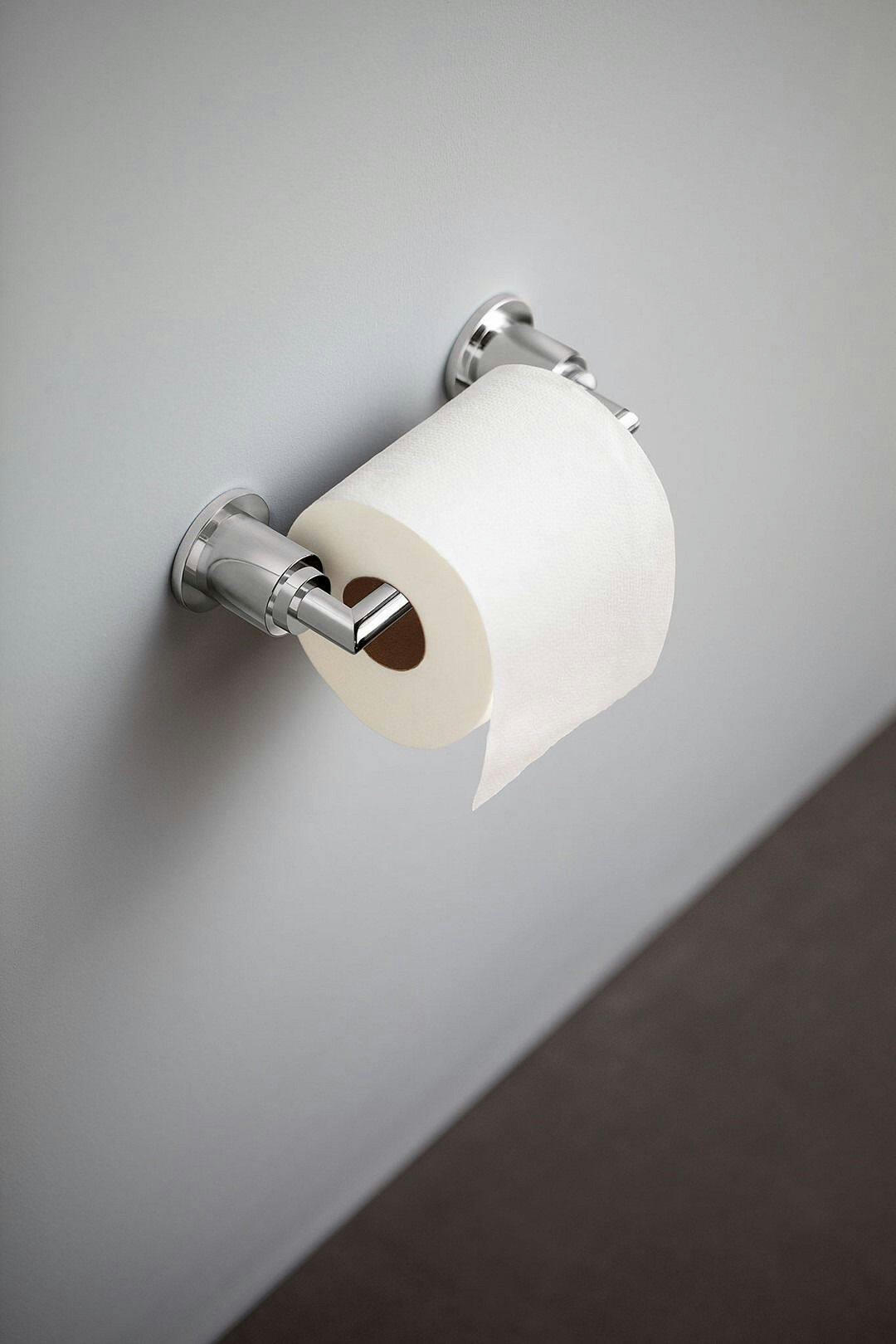 Moen Arris Double Post Pivoting Toilet Paper Holder, Chrome