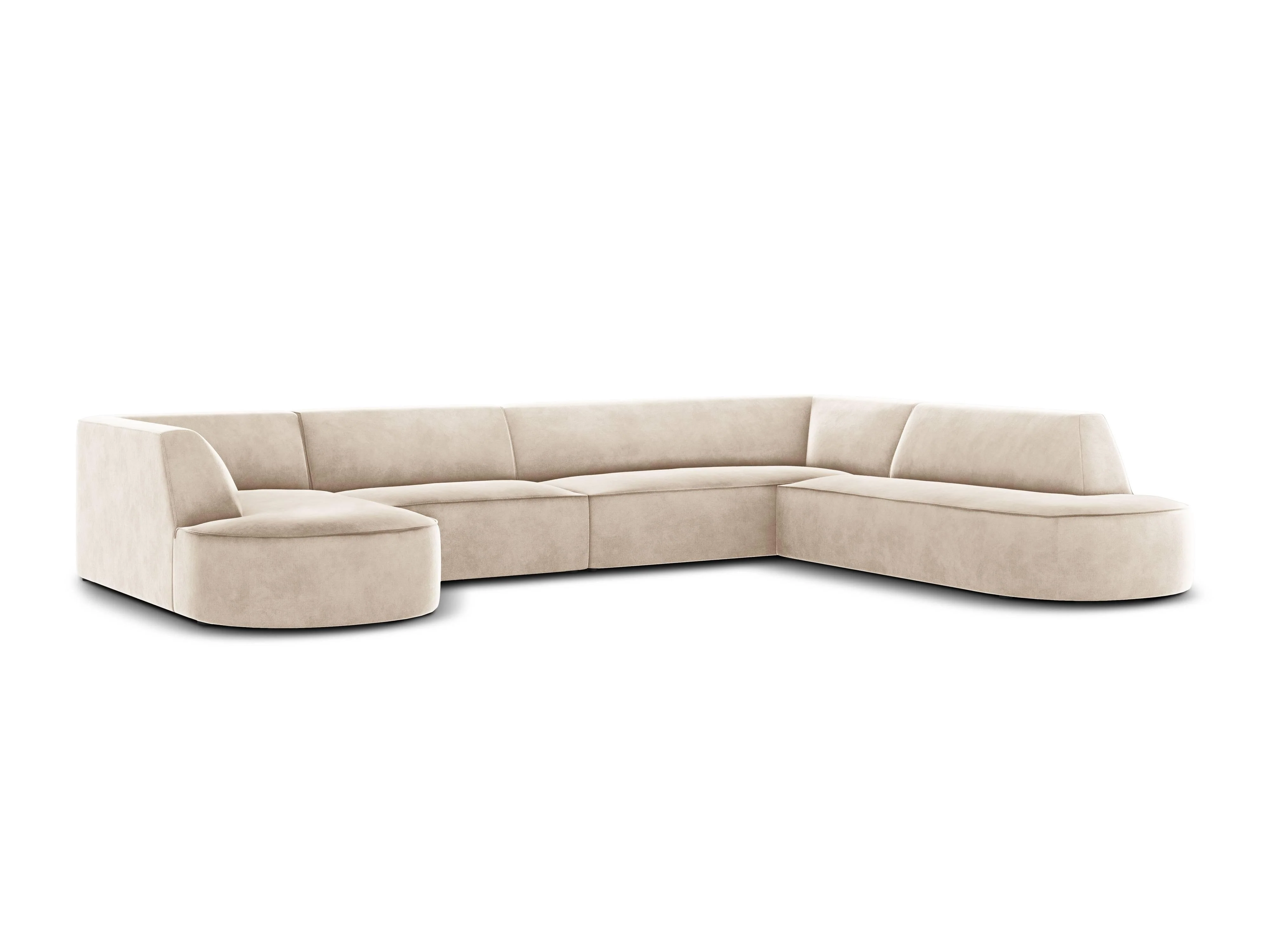 7-zits hoekbank Charles velvet rechts