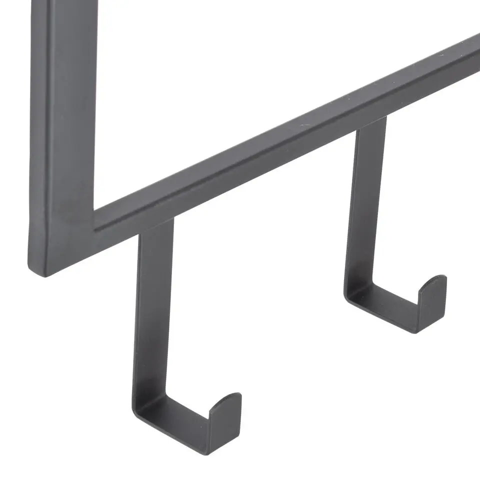 LOFT42 Kapstok Boris - Zwart �?Metaal �?12 haken - 90x80x30