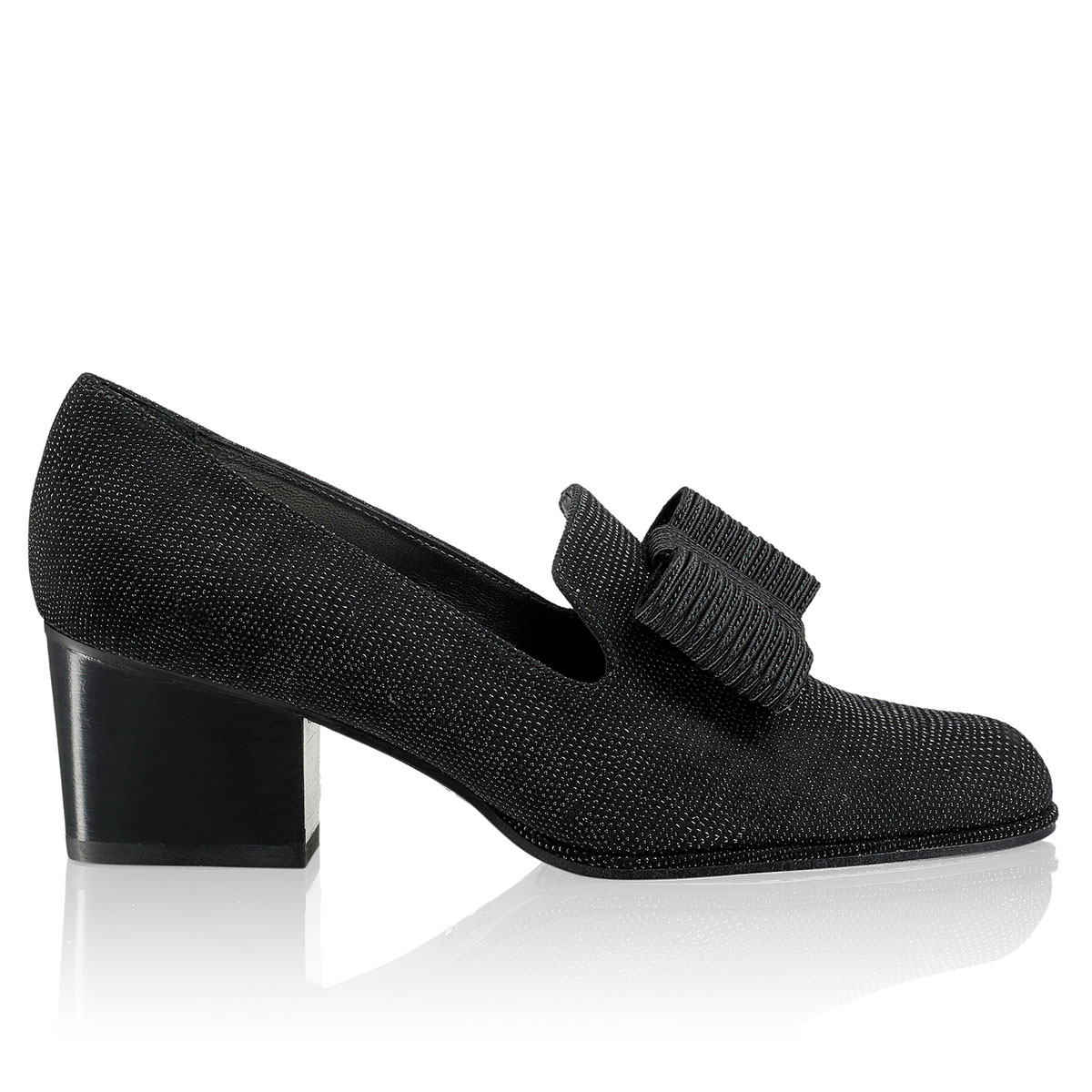 Russell & Bromley ATTA BOW Block Heel Bow Court