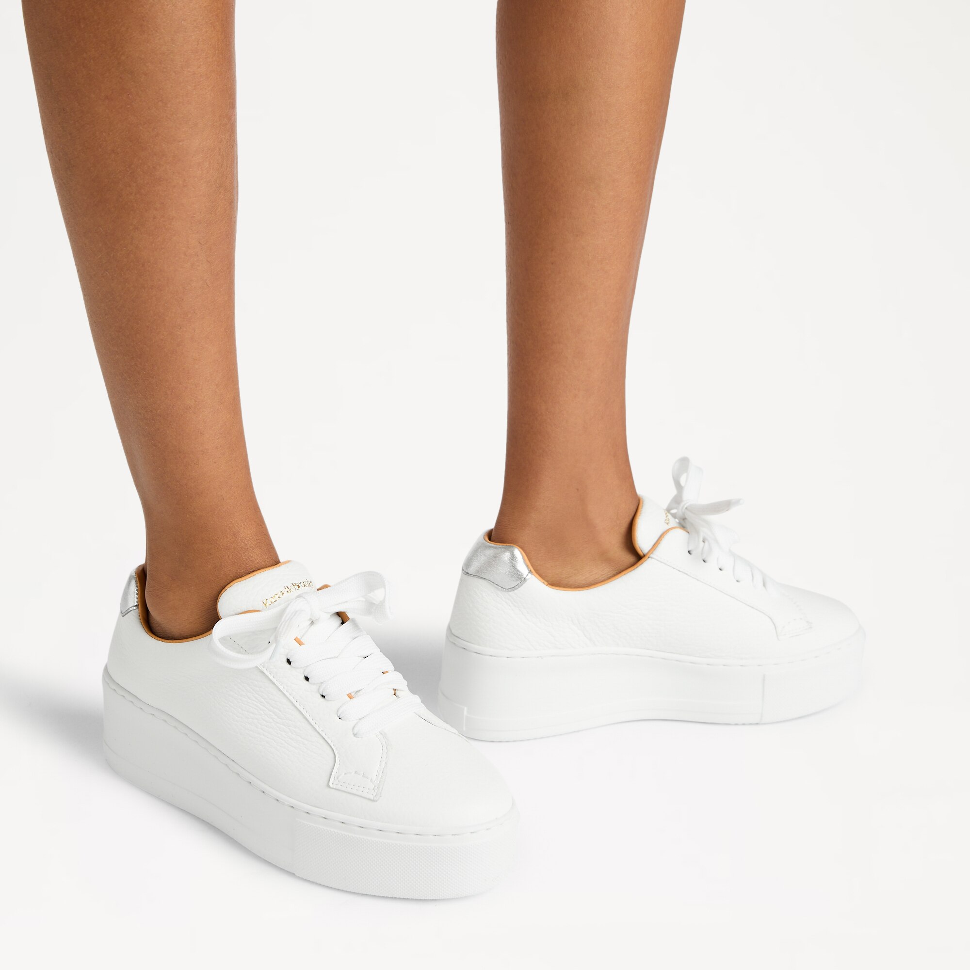 Park Cord<br>Lace Up Flatform Trainer