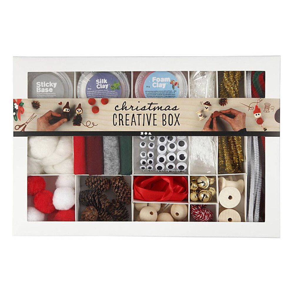 HOBBYSETT CREATIV COMPANY KREATIV TRADISJONELL JUL ULIKE MATERIALER