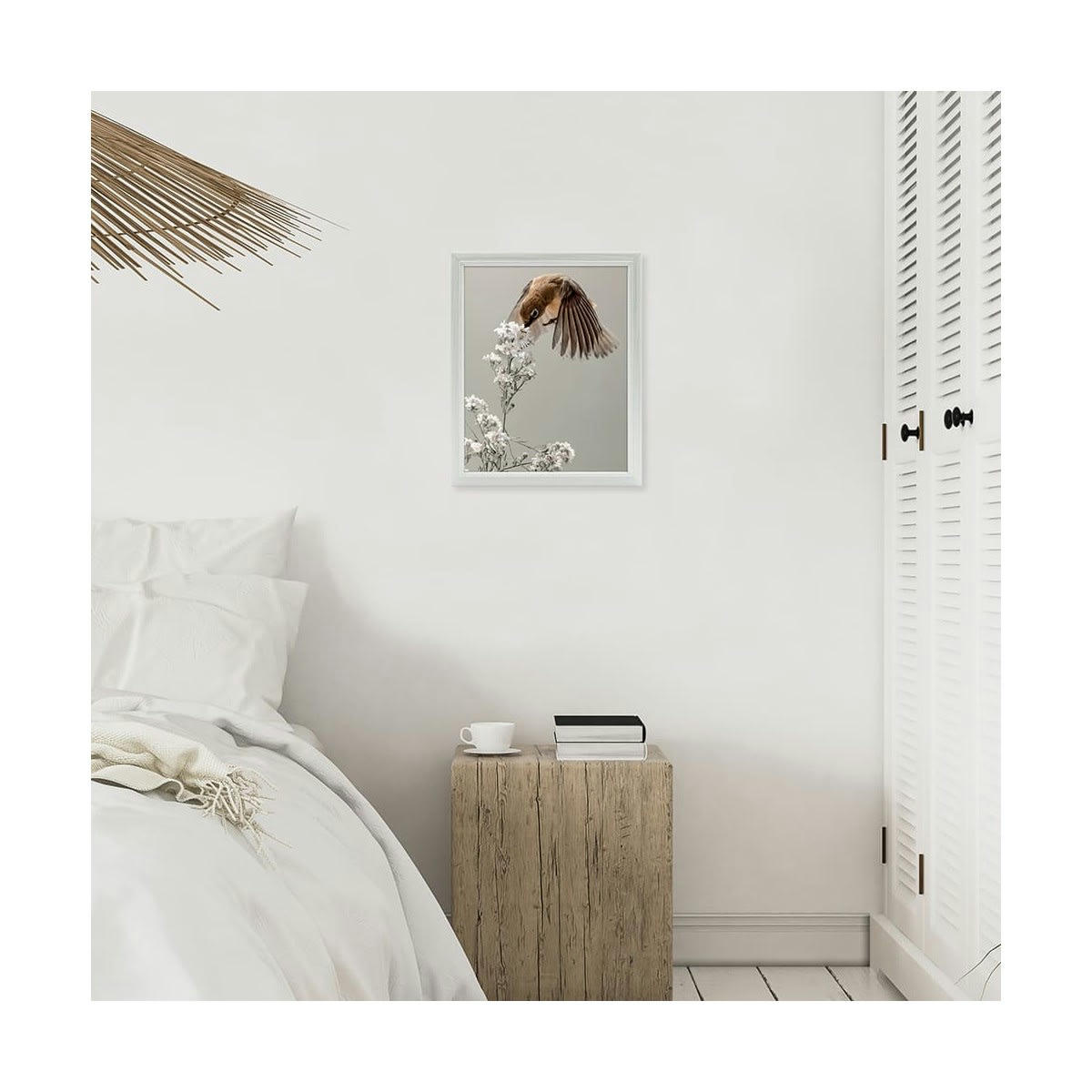 PERLE - Cadre photo gris clair 24x30 cm bois massif fsc