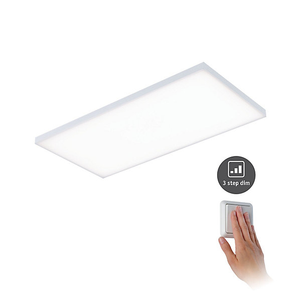 Panneau LED 3-Step-Dim Velora carré 595x295mm 26W 2550lm 3000K Blanc gradable
