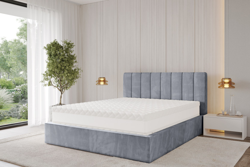 Materac sprężonowy kieszeniowy 7 stref -twardość H3 - SILVA 80x200 cm