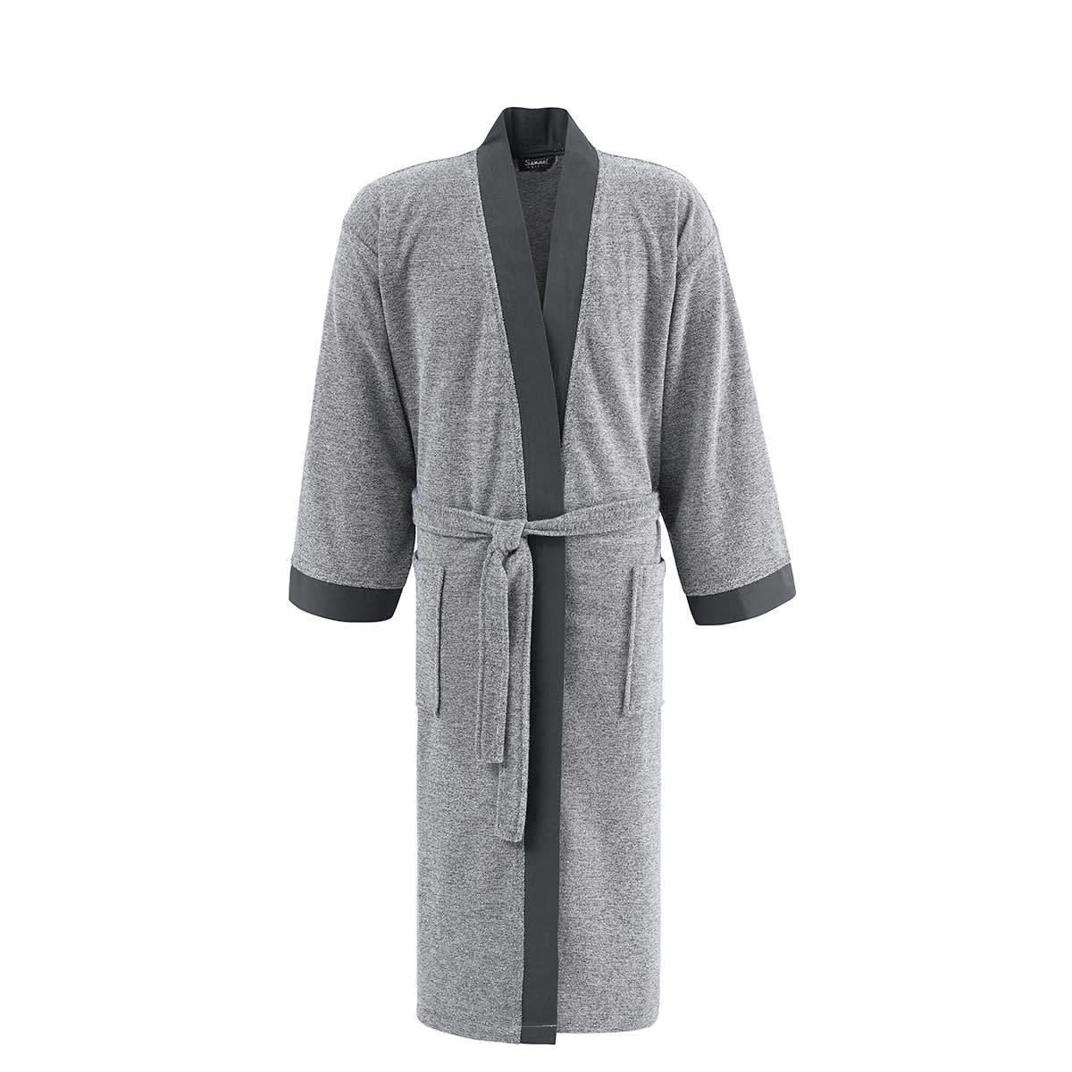 KEREMA - Robe de chambre mixte  anthracite S
