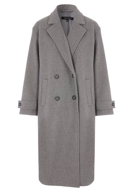 Womens Grey Dad Coat