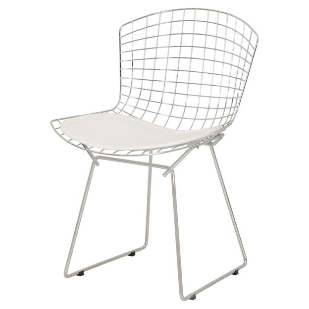 CADEIRA COM ALMOFADA BERTOIA