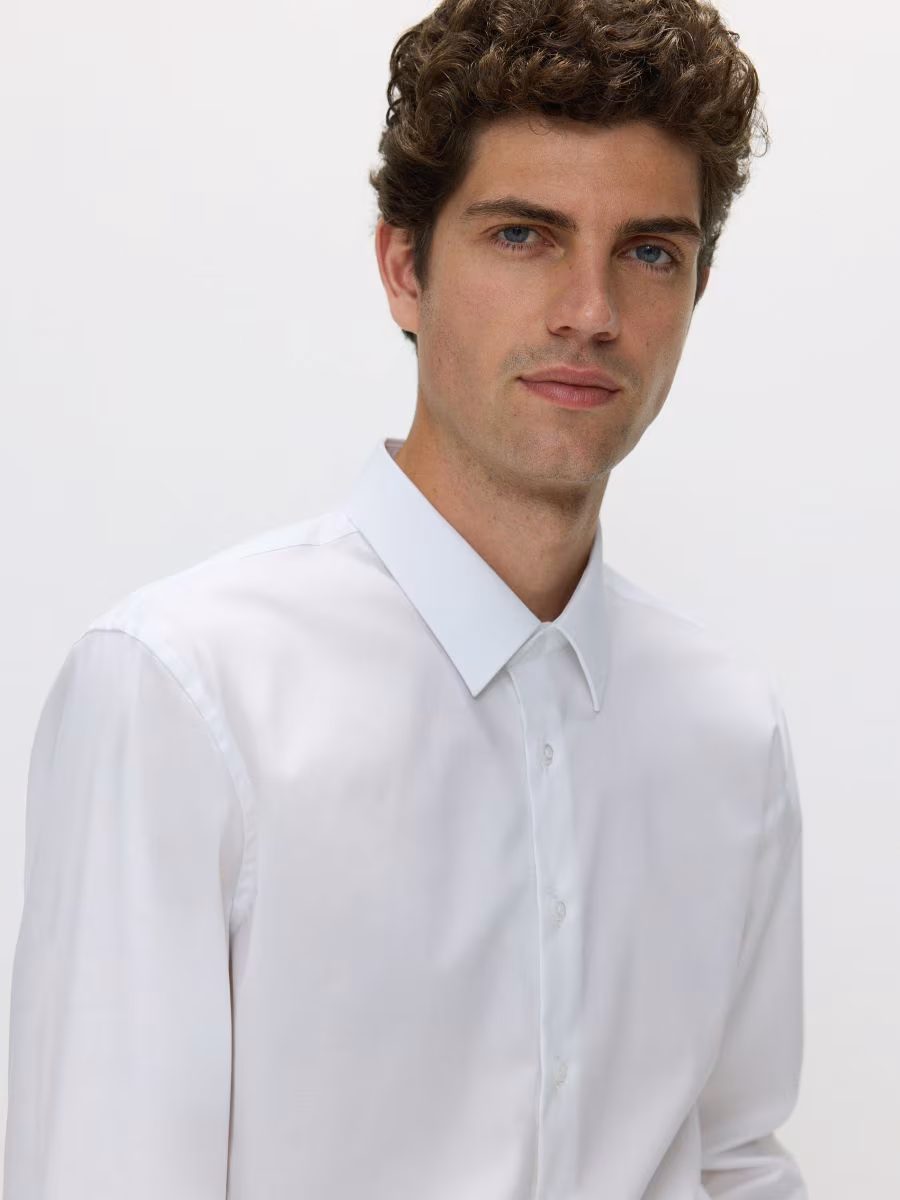 Slim Fit Cotton Rich Shirt