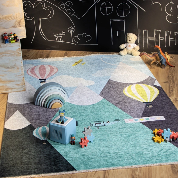 Kinder-Teppich »My Greta «, BxL: 115 x 170 cm, rechteckig, Baumwolle/Polyester