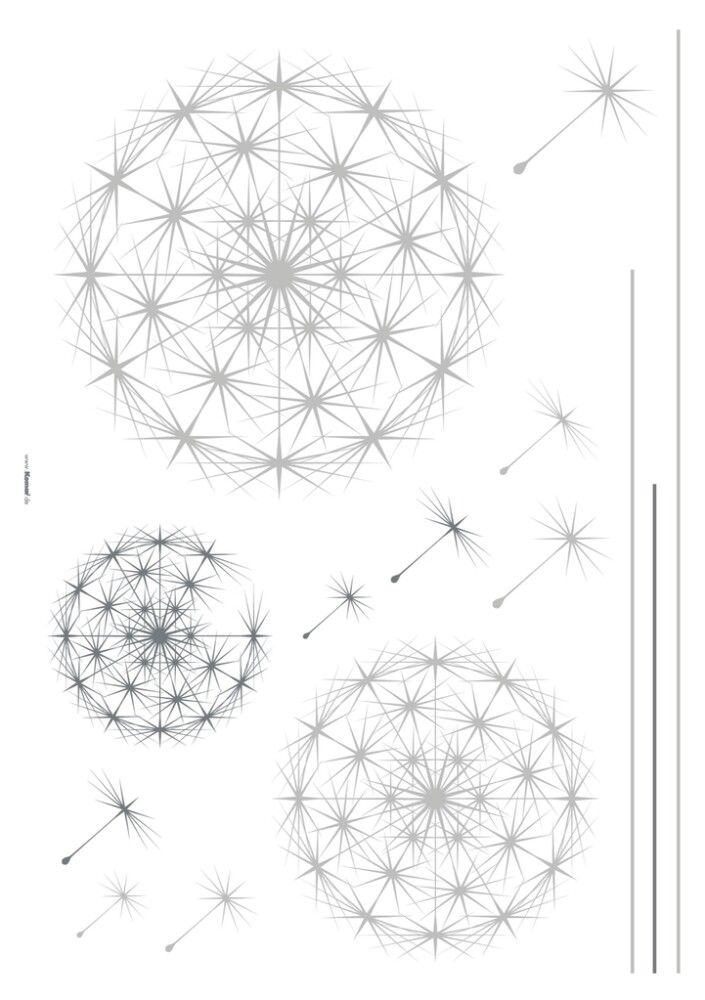 FOTOTAPET KOMAR DANDELION 100 X 70 CM