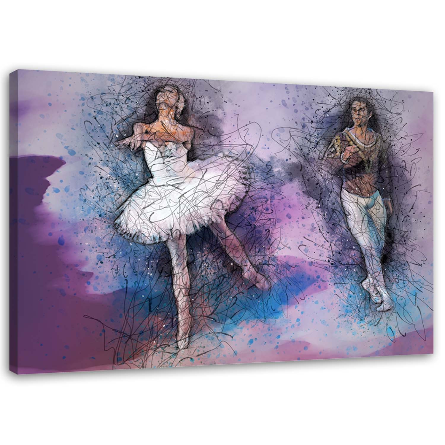 Feeby Obraz na płótnie, Para tańcząca balet 60x40