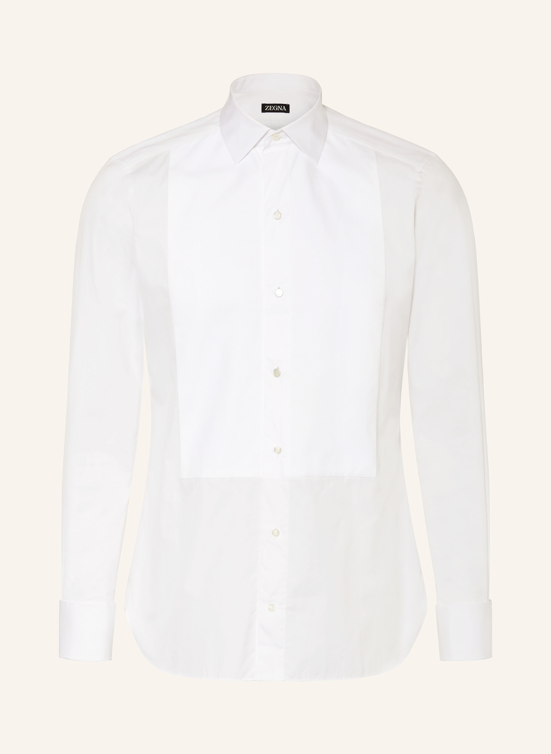 ZEGNA Smoking-Hemd Regular Fit mit Umschlagmanschette