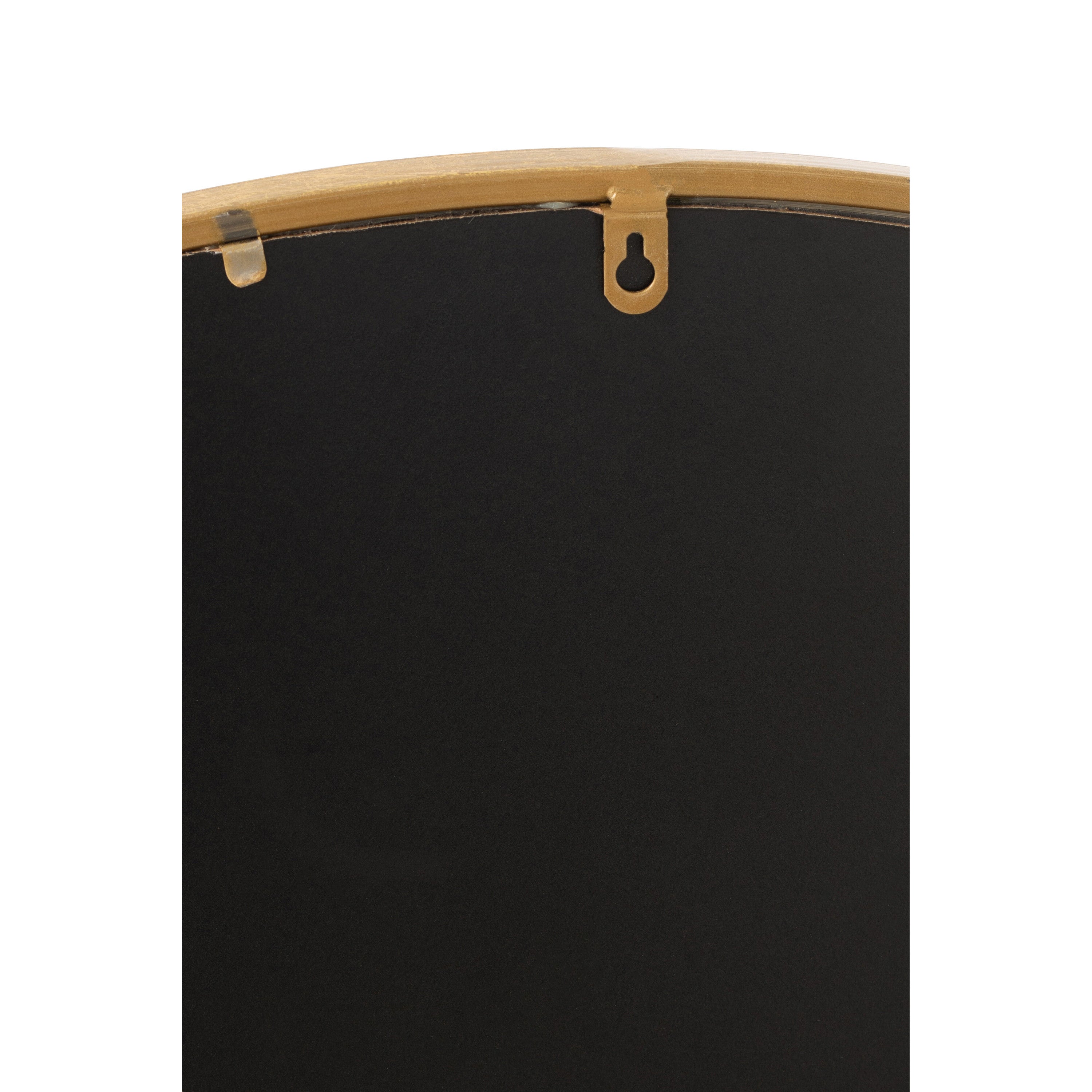 J-Line spiegel Mona Rond - ijzer glas - goud - large - Ø 80 cm