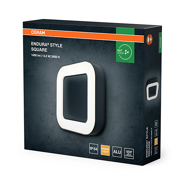 OSRAM ENDURA Square LED luminaire extérieur gris foncé