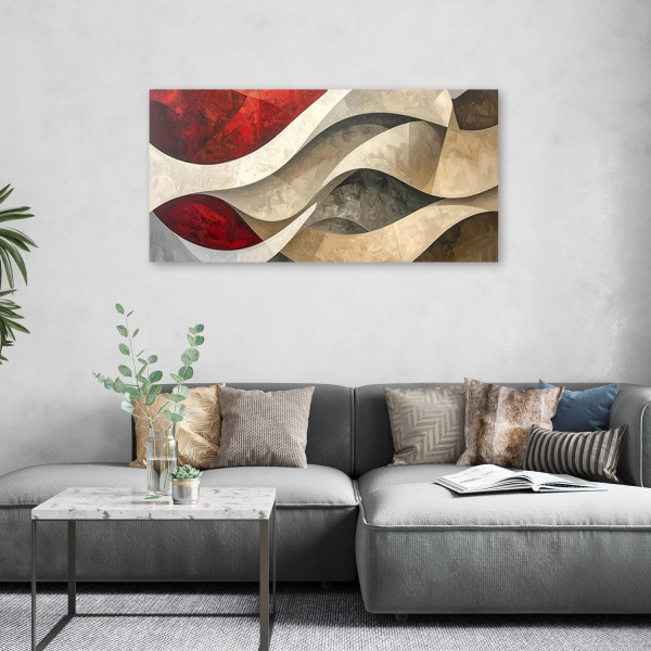 Obraz do salonu sypialni biura loftu, Abstrakcja linie tekstury 80x40