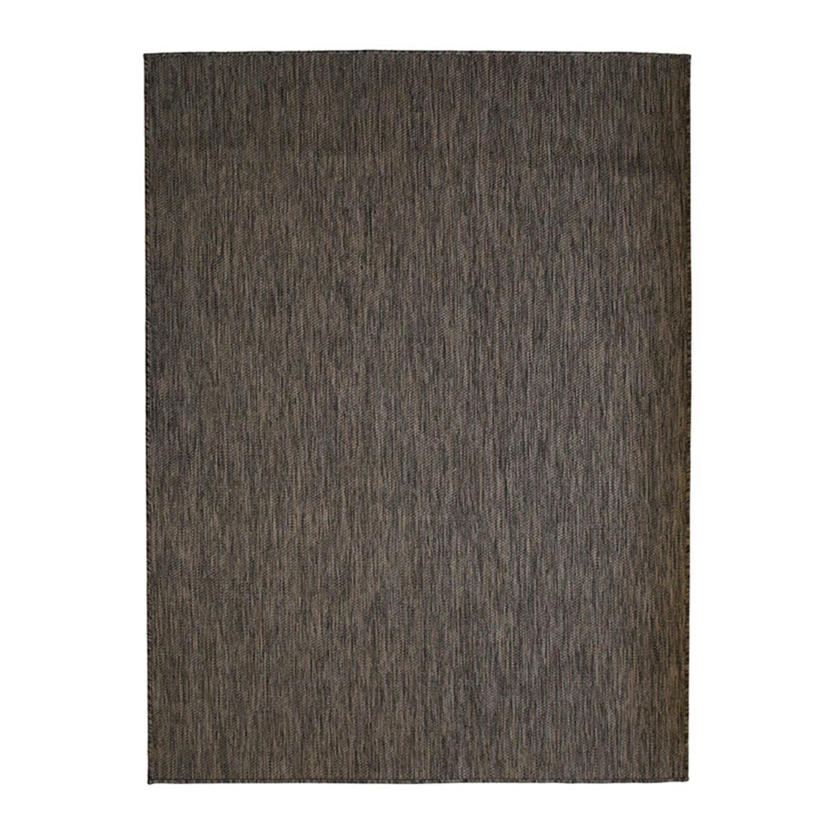 TERRAIN - Tapis intérieur-extérieur aspect jute marron 195x275