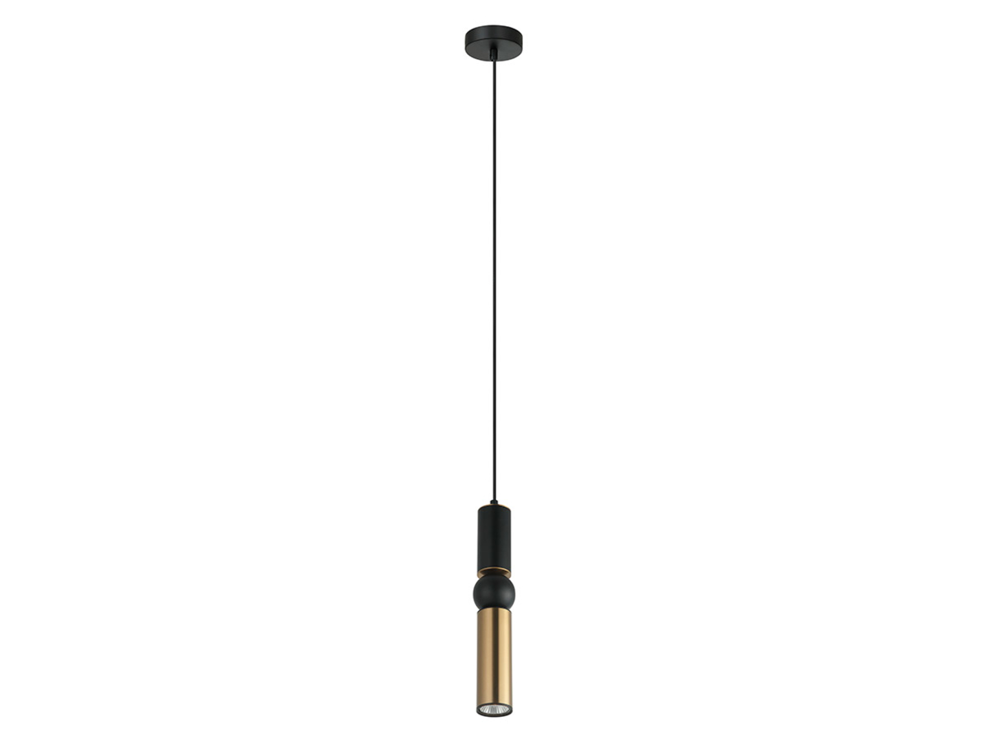 Lampa wisząca Isidora stalowa czarna