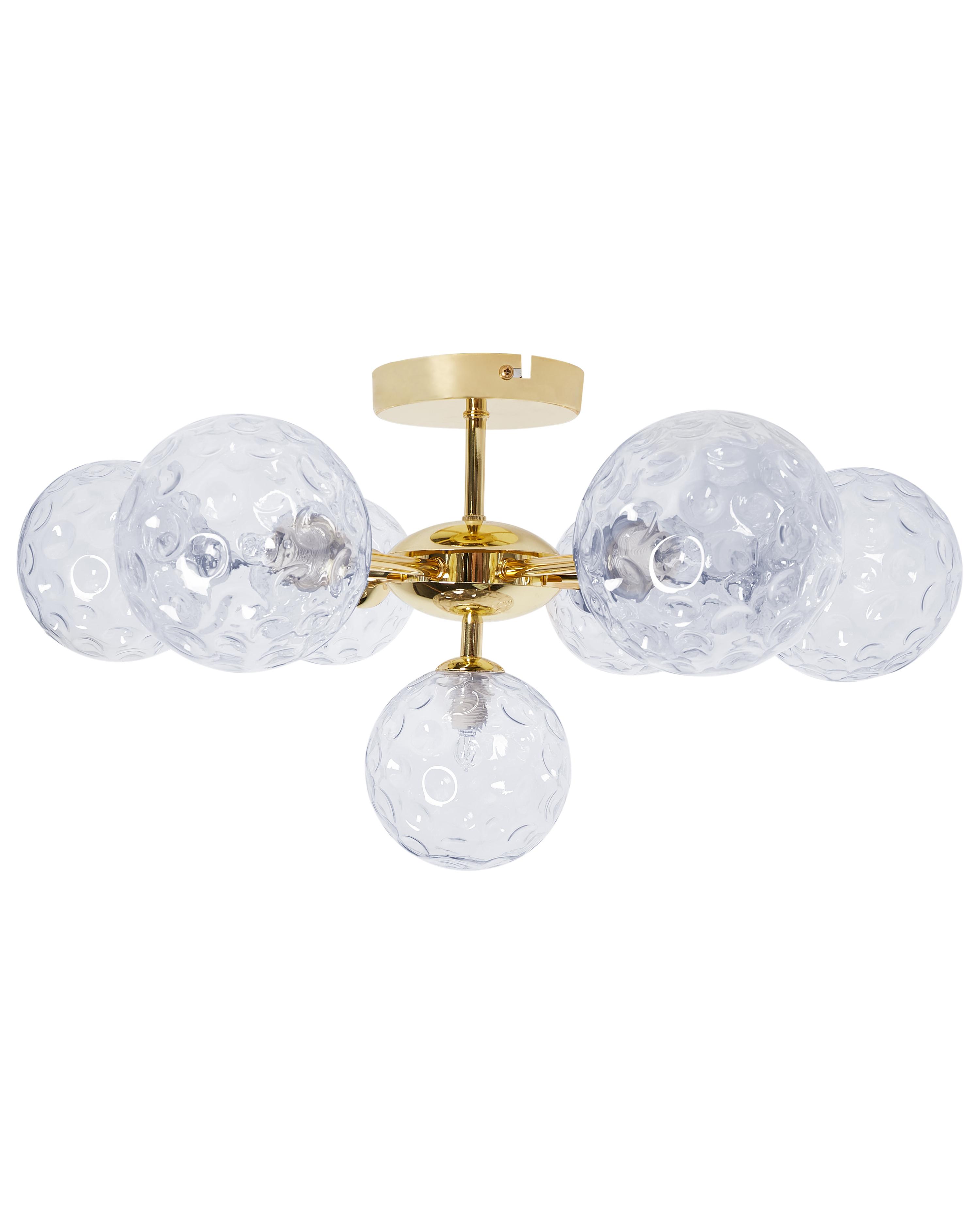 Ceiling Lamp ANADYR Glass Blue