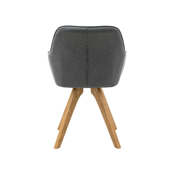Stuhl, Höhe: 88 cm, grau, 2 stk