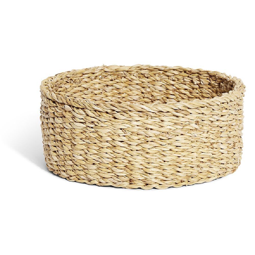 Panière osier ronde grand modèle Ø30xH12cm