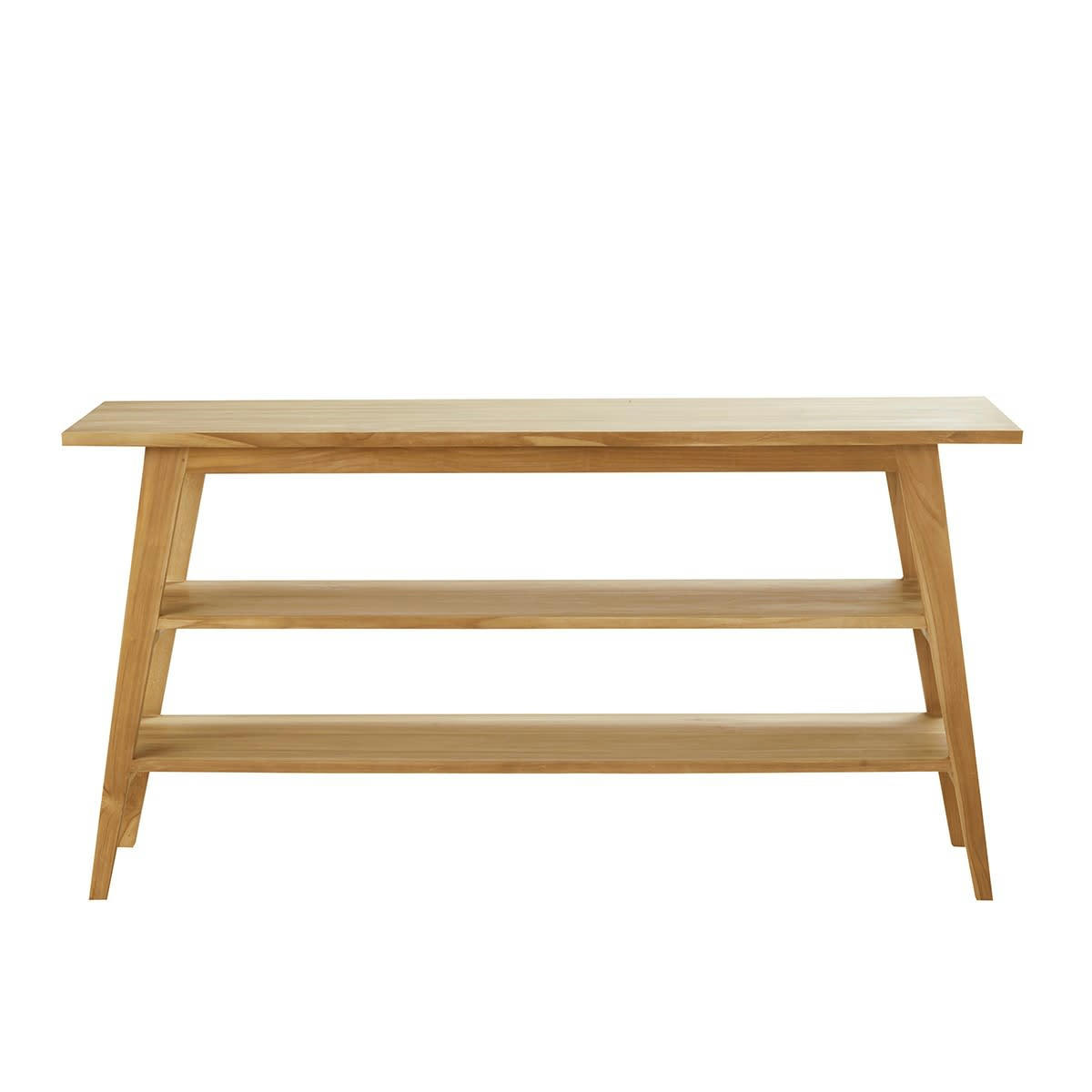 SARA - Meuble double vasque en teck massif 160 cm