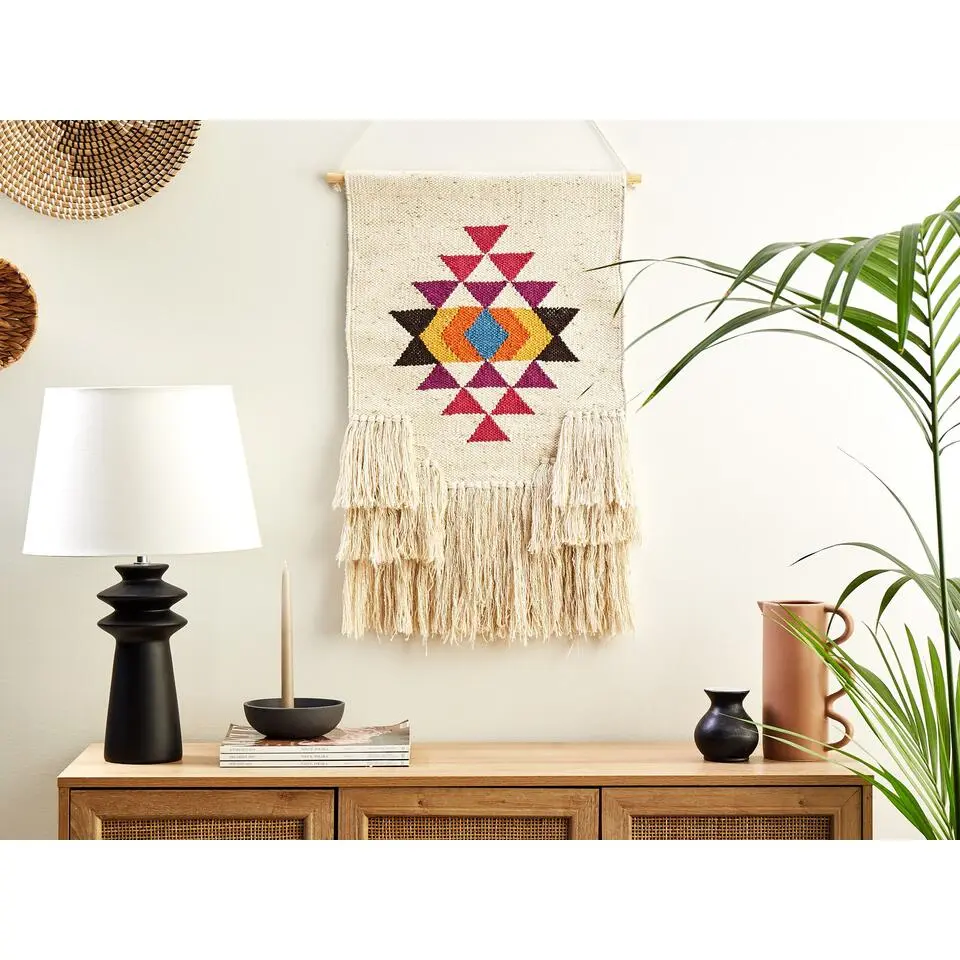 VEHARI - Wanddecoratie - Beige - Katoen