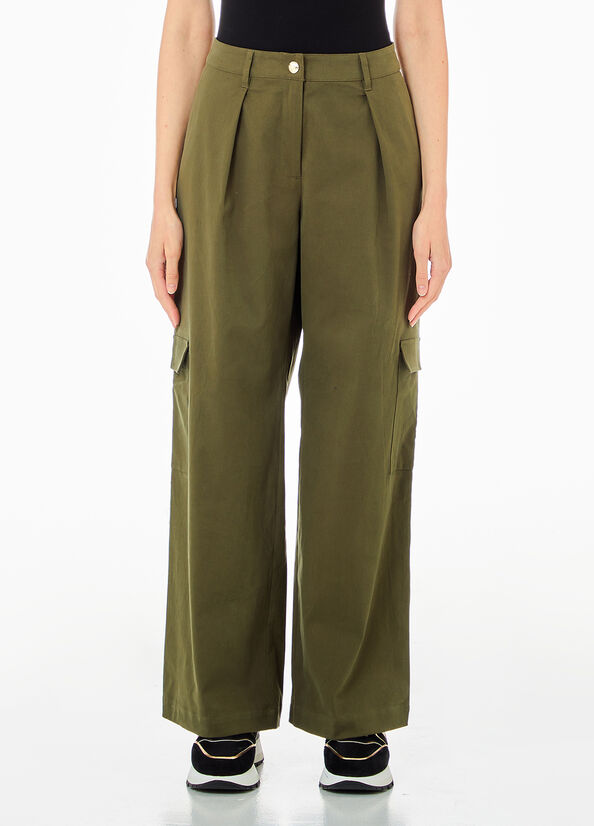 Pantaloni cargo in cotone