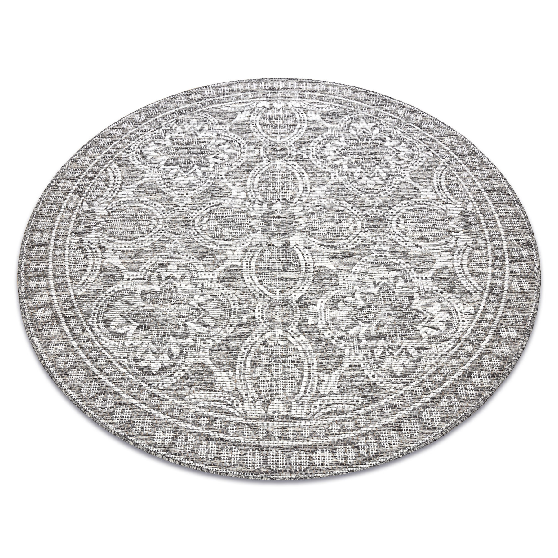 Dywan SZNURKOWY SIZAL LOFT 21193 BOHO kość koło 120 cm