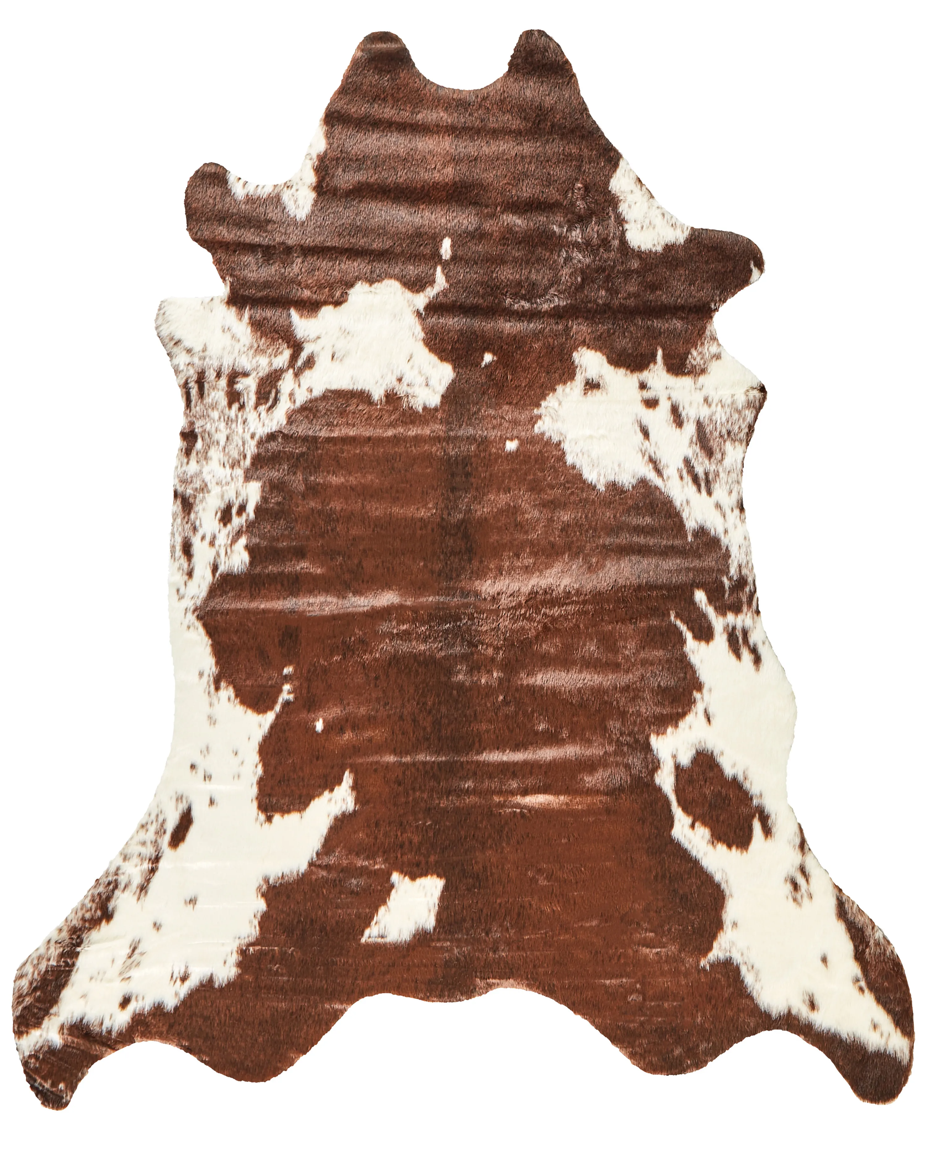 Faux Cowhide Rug BOGONG Dark Brown 130 x 170 cm
