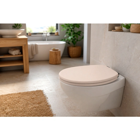 WC-Sitz »Venezia«, mit Holzkern, oval